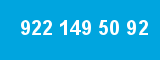 922 149 50 92 922 149 50 92